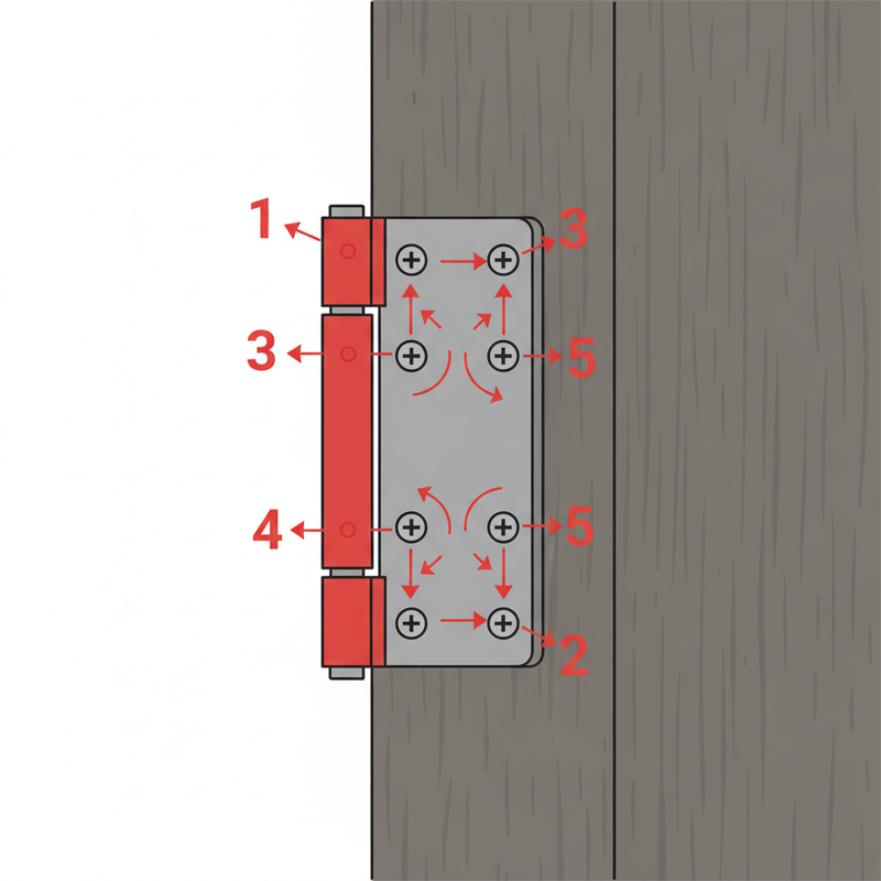Step-by-Step Hinge Mounting Process