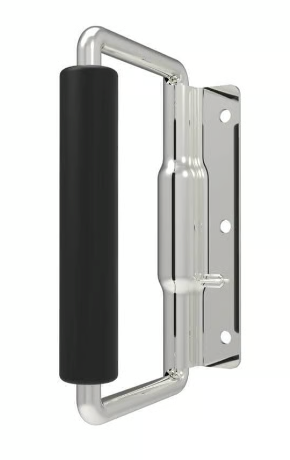 Aluminium alloy embedded folding handle,Iron 90 degree tool box folding handle
