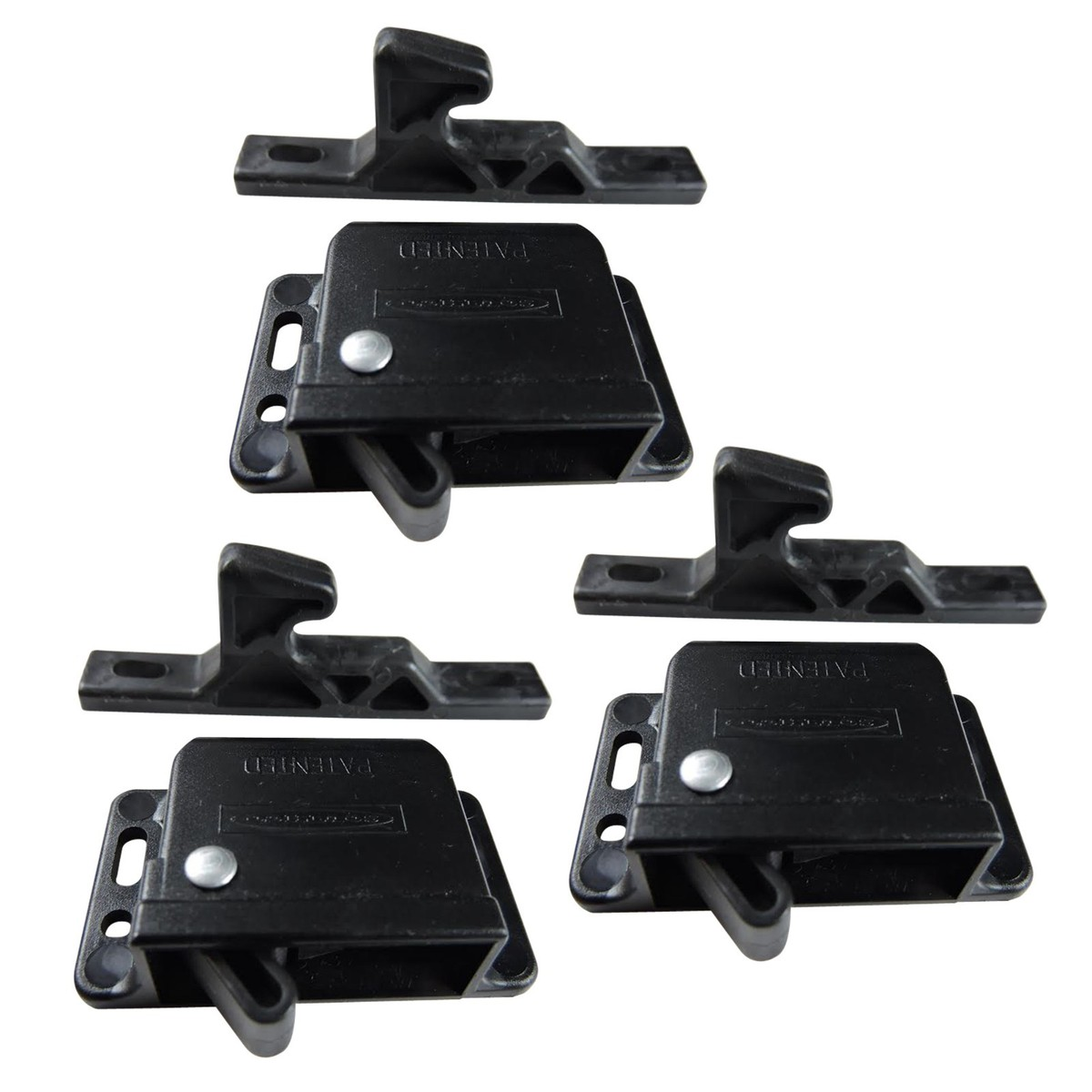 Black Grabber Catch Latch for Rv and Motorhome Cabinets