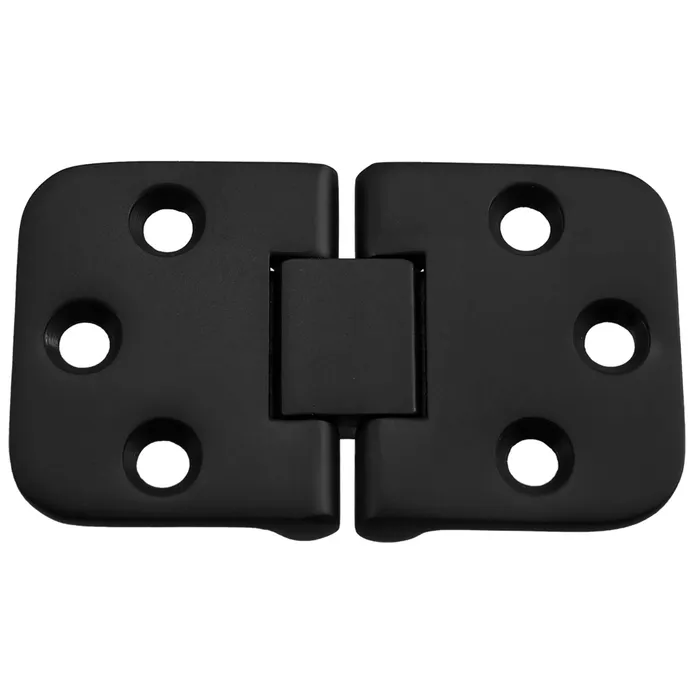 Cast Flush Mount Matte Black Hinge