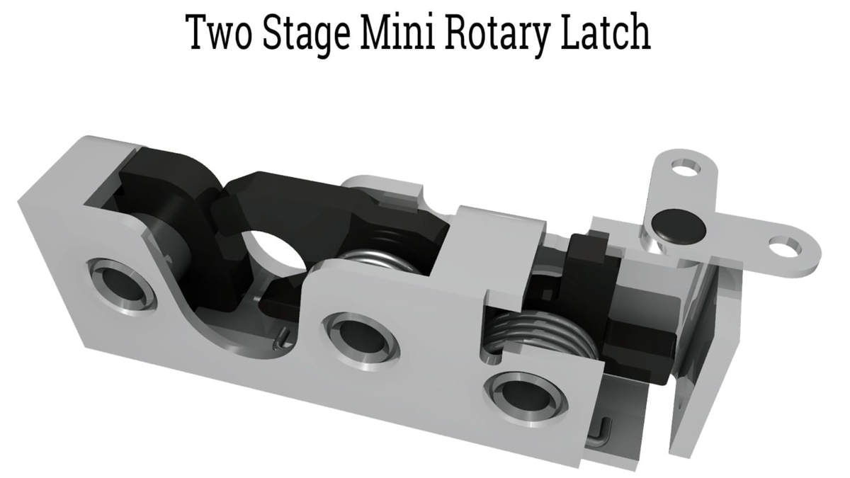 Two Stage Rotary Latch